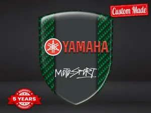 Yamaha Vinilos 3D Gel Auto Gama Alta Drift Etiquetas Limitadas
